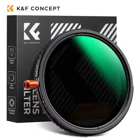 K&F Concept 3in1 ND2-32+CPL+Black Diffusion 1/4 Multi-Function Polarized Variable ND Black Mist Filt