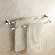 Towel Racks,Full Bronze Towel Rack Thickening Double Pole Towel Bar Bathroom Shelves Bathroom Extend