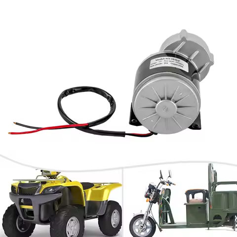 12V Gear Reduction Electric Motor, 250W High-Efficiency Electric Bicycle Brushed DC Motor Reductor,F