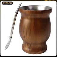 [qjypno49] Yerba Mate Cup Set 8 Ounces Professional Versatile Easy to Clean Gourd Tea Cup Set for Te