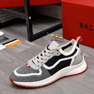 2024 Original Bally 'Barry' White Gray Casual Sneakers Shoes For Men