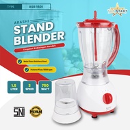 Arashi Blender Pelumat Daging Dan Bumbu ASB 1501 Blender Dengan 4Mata Pisau Blender 2in1