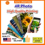 4R Photo Print - 40 keping photo print & Free album