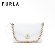 FURLA กระเป๋าสะพายผู้หญิง รุ่น MERIDIANA M C.BODY W/DOUBLE STRAP สี PANNA