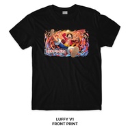 LUFFY V1 ONE PIECE Series T-Shirt Singapore 3-5 Days Delivery) White & Black Front Print Crafter Tee