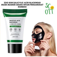 SCOTT - ZOO SON Salicylic Acid Blackhead Mask Masker Arang Hitam Pengangkat Komedo