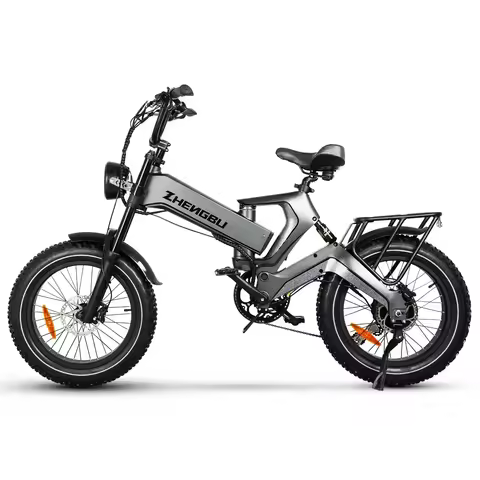 ZHENGBU 1000W 48V 15AH ELECTR BIKE Electric Bicycle Folded City Electric Bike Fat tire ebike Snow El
