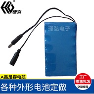 12V Sound Light Alarm Lithium Battery 11.1V Air Quality Detector Battery Pack Gas Alarm Battery