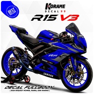 Decal Sticker Fullbody R15 V3 - Racing Team Modern Blue Series 02