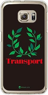 SECOND SKIN Transport Laurel Black (Soft TPU Clear) Design by Moisture/for Galaxy S6 Edge 404SC/Soft