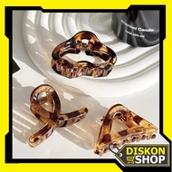 Shop - F6922 Glossy Small Leopard Hair Clip Transparent Leopard Hair Clip/ Hair Accessories/ Tiger S