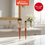 GECOMO Ultra-Thin Widened Tongue Brush for Foundation Concealer No Powder Flat Head