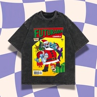 Purple Haze "Futurama Comics" Oversized T-Shirt | Stone Wash | Cartoon t-shirt | T-shirt | Oversized