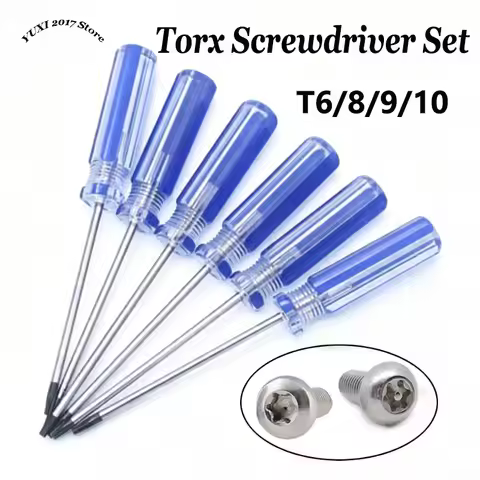 Magnetic Hole Torx Screwdriver Set T6 T8 T9 T10 Precision Repair Tool Kit For Xbox 360 Game Controll