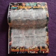 Poster Kalender 2003 Bonus Majalah Musik Hot Chord