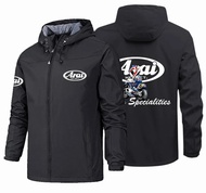 ขายร้อน ARAI Men 'S Waterproof Motorcycle Jacket Car Jacket Motorcycle Hooded Coat Men 'S Outdoor Coat Windbreaker Windproof S