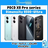 ล่าสุด POCO X8 Pro ชิป Dimensity 8500-Ultra ระดับเรือธง จอ 6.59“ 120Hz แบต 6500mAh ชาร์จไว 100W ศูนย