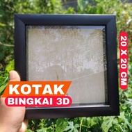 BLACK 3D FRAME SIZE 20 X 20 3D FRAME/ 20 X 20 BLACK 3D FRAME/