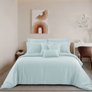 Bộ ga kèm Vỏ chăn Akemi Tencel Lyocell Earnest Barkley Collection gồm 6 món (Super King / King / Que