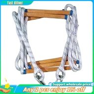 In stock-Rope Ladder, Emergency Fire Escape Ladder, Flame Retardant Safety Rope Ladder, Fast Deploym