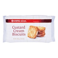 Khong Guan Sandwich Biscuits - Custard