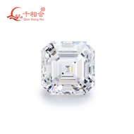 Special offer IGI Certified HPHT Diamond E Color Square Emerald Cut Loose Lab Grown Diamond Gemstone