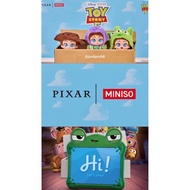 MINISO Toy Storyminiso Buzz Woody Slinky Dog Alien Rex HamKeychain, Buzz Rex Ham ConeKeychain, Blind