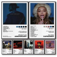 Bryson Tiller  FKA Twigs Hip Hop Album Cover Poster  Canvas Print Art for Room Home Wall Decor Perfe