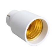 B22 to E27  Lamp Holder Adapter Converter Socket