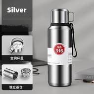 1 Liter 316 Stainless Steel Thermos Bottle With Lid Cup 24-Hour Thermal Insulation Thermos Cup Vacuu