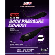 UMA RACING BACK PRESSURE STD CUTTING EXHAUST [SUNYI/BISU]- LC4S/5S/V8 Y15ZR/Y16ZR(VVA)/RS150/RSX150