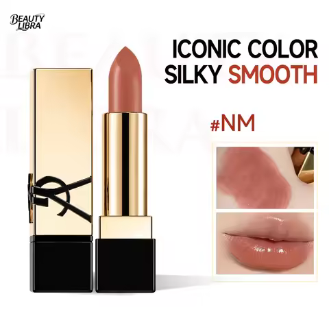 YSL Rouge Pur Couture Satin Lipstick Mini NM Nu Muse 1.3g Moisturizing Long Lasting Lipstick with Ce