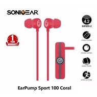 SonicGear Earpump Sport 100 Wireless Bluetooth Earphones with High Clarity Audio