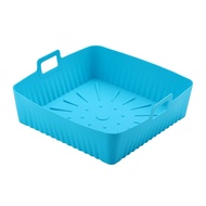 RESIGH FASHION Silicone Air Fryer Liners 9" Large Size Reusable Air Fryer Lining Pad Portable Heat-R