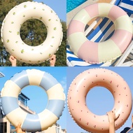 Retro Children's Swimming Ring Female Adult Adult Striped Swimming Ring Thickened Adult Underarm Rin