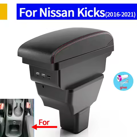 For Nissan Kicks Armrest For Nissan Kicks Car Armrest box 2016-2021 Interior Parts special Retrofit 