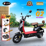 ★LEM★ 2025 NEW   Q2 SCOOTER ELECTRIK BASIKAL /  ELECTRIC BIKE < 5 YEARS WARRANTY FOR MACHINE