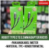 Robot Type C To 3.5mm Adapter RUC05 Official 1 Year Warranty Adapter Robot Type C to Audio Jack Adap
