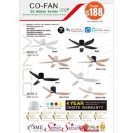NEW LAUNCH 48in/54in/46in/52in 3Blades/4Blades LED Smart Ceiling Fan Singapore Local Authorized Sell