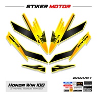 HONDA WIN33 Striping Stickers Win 100 Sticker Variations Sticker Striping Decal Scotlet Scotlite WIN