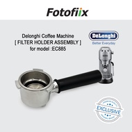 DeLonghi [ Portal Filter Holder Sump ] for Coffee Machine  model [ EC885 ] [ 2 cups filter included 