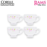 Corelle 4 Pcs Cup & Saucer Set / Porcelain Cup / Households / Tea & Coffee Cup / Houseware / Dinnerw