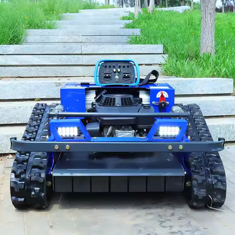 Customized rotating lawn mower wooden packaging or customized lawn mower robot lawn mower