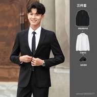Stylishman Must-Have BUY Casual Men's Suit Full Set Korean Version Slim-Fit Professional Jacket Form