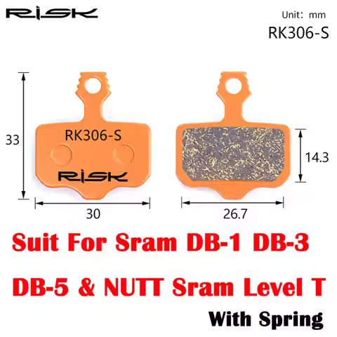 Multi-Metal 1 Pair MTB Bicycle Disc Brake Pads Suit For Level NUTT SRAM DB-1 DB-3 DB-5 NUTT Disc Bra