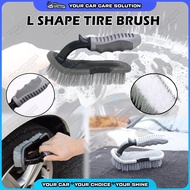 L Shape Tire Brush Tyre Brush Carpet Brush Berus Tayar Berus Karpet Kereta Wheel Scrub DIY Car Wash 