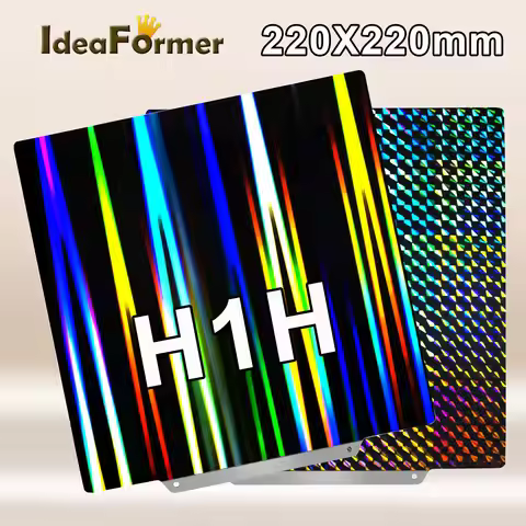 Double Sided Build Plate 220x220mm Heated Bed H1H Magnetic PEI Sheet PEO PET Carbon Bed for Anycubic