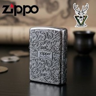 Zippo - 日版 Zippo Lighter 唐草之Zippo在我心-銀色 ZBT-3-21C | ZA-3-21C