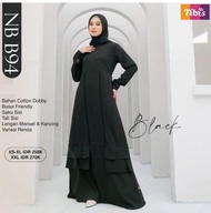 Gamis hitam Nibras NB B94