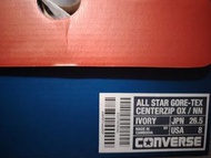 Converse All Star Gore-Tex Centerzip OX / NN